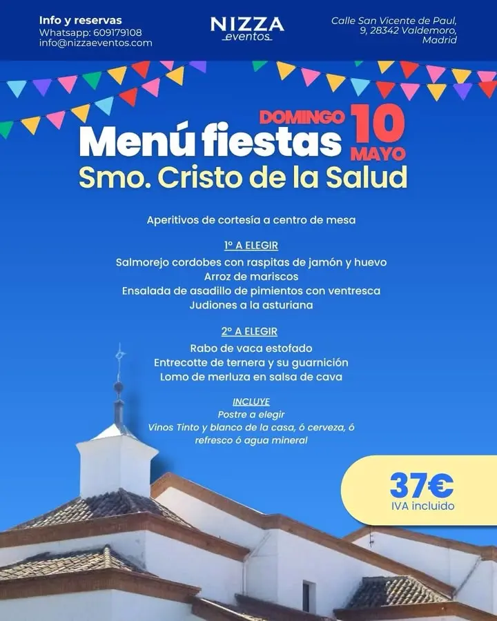 NIZZA ®EVENTOS Menú especial en las Fiestas de Valdemoro, Madrid